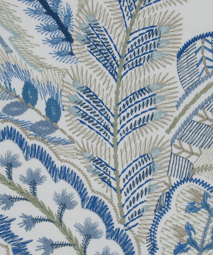 Liberty Fabrics Cypress Stitch Lapis 08762301C