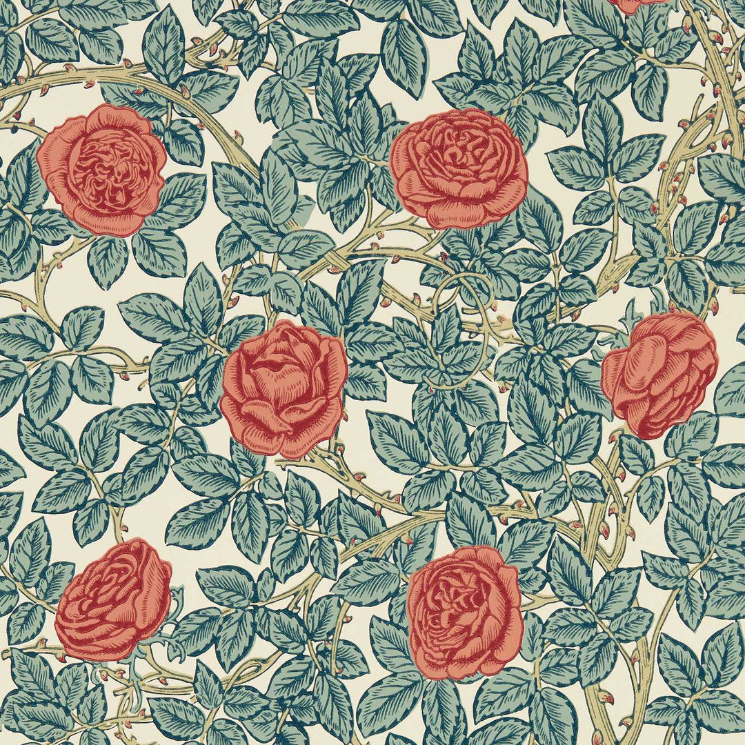 Rambling Rose Emery Blue / Spring Thicket 217206