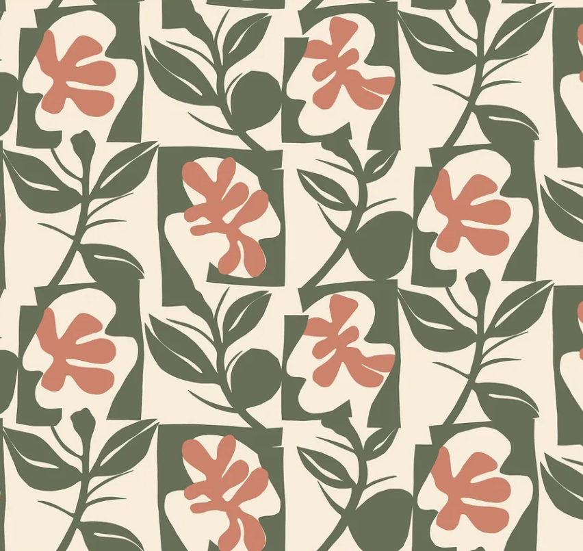 Marimekko Pienet Naatit Tapetti Vihreä