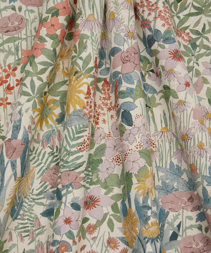 Liberty Fabrics Faria Flowers Lichen 08642305Y