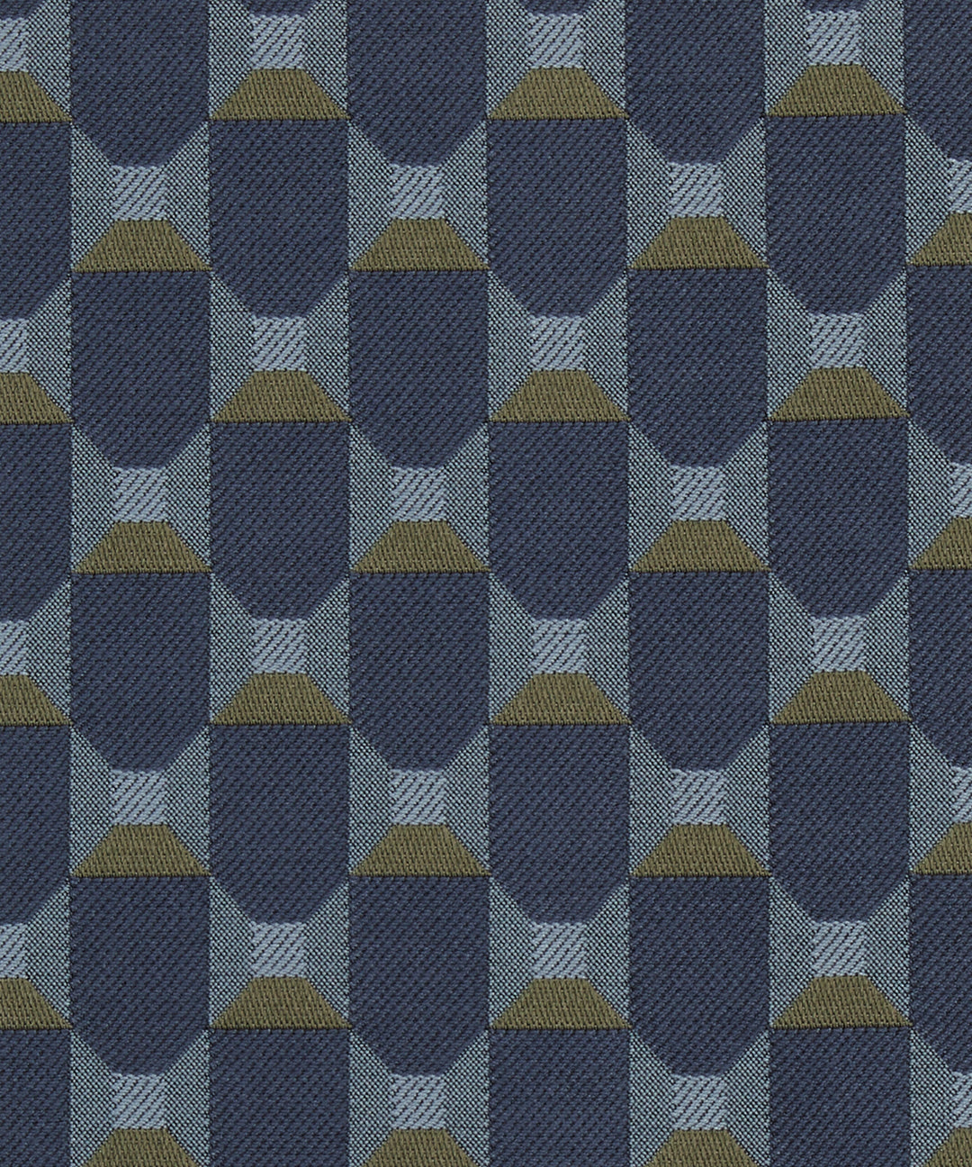 Liberty Fabrics Obi Check Smalt Blue 08682301P