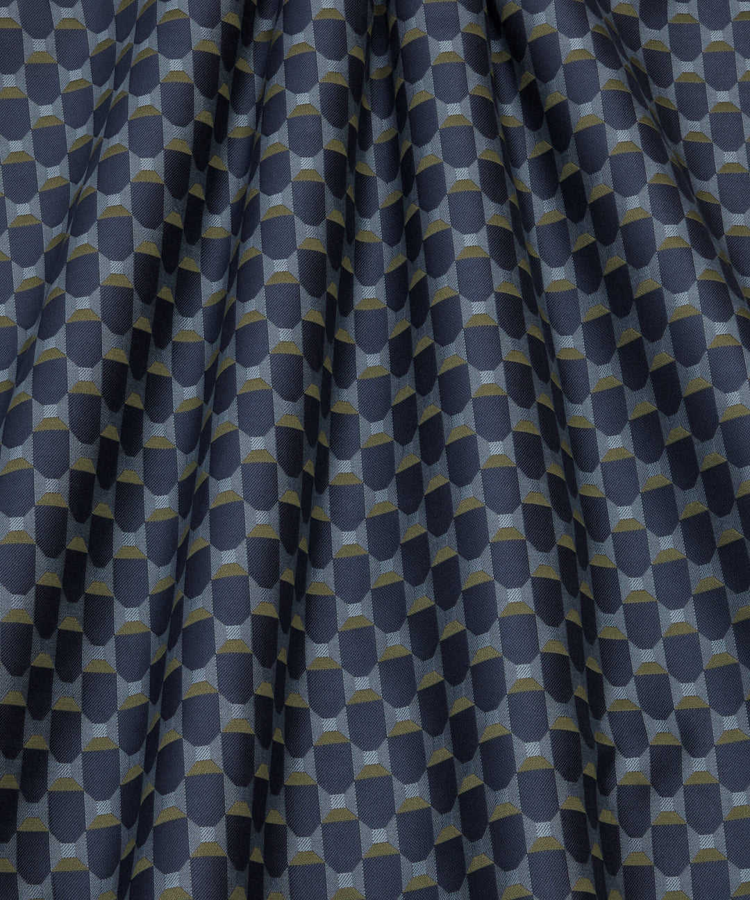 Liberty Fabrics Obi Check Smalt Blue 08682301P