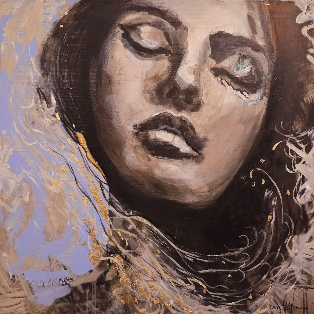 Essi Peltosen maalaus Soulful feminine