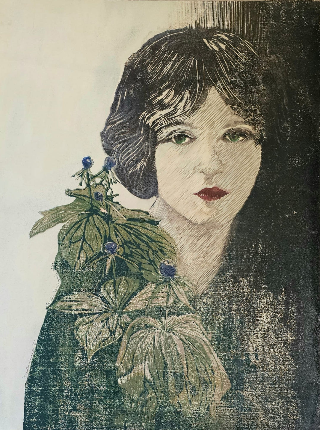 Anniina Vainionpään grafiikka Sudenmarja II