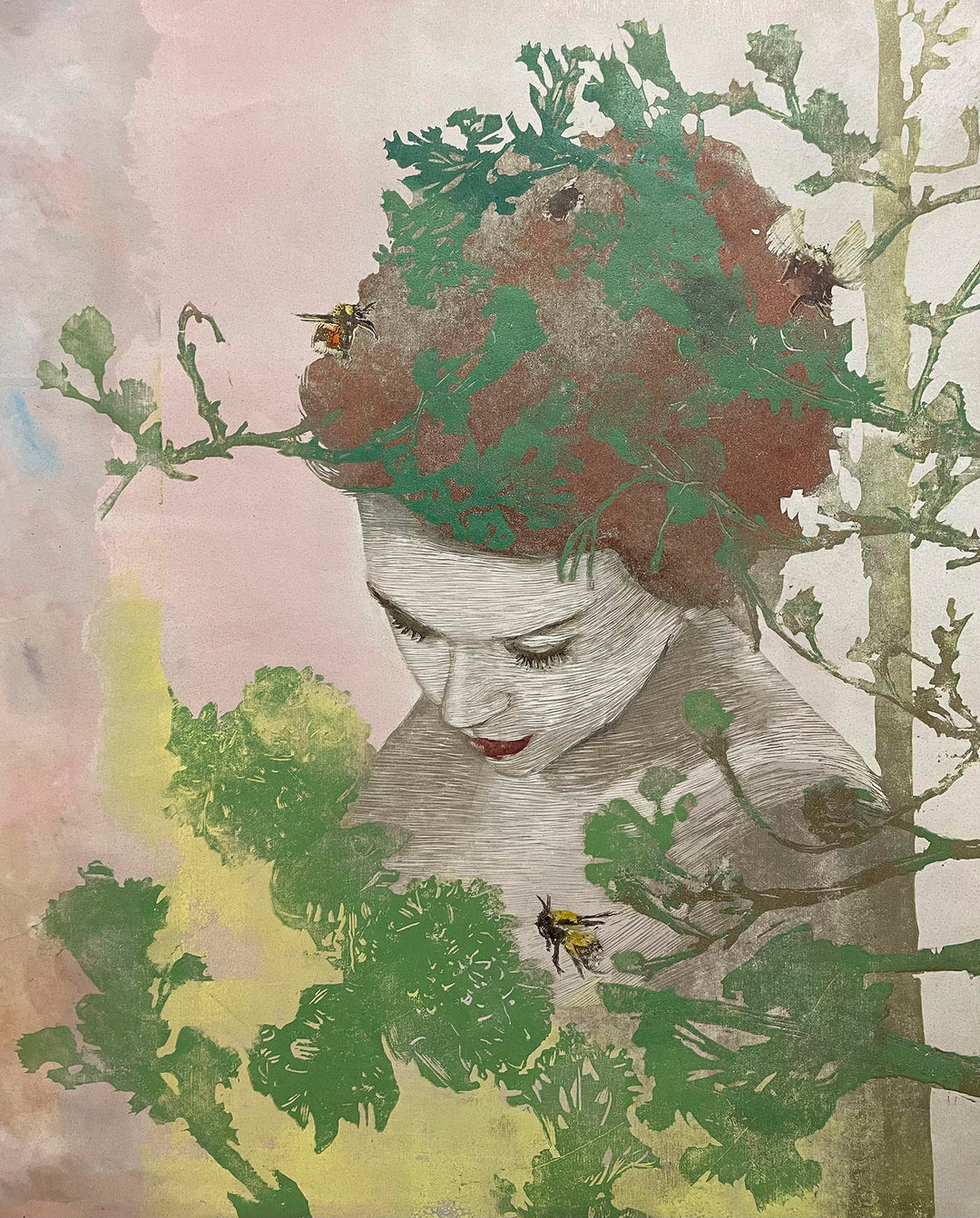 Anniina Vainionpään grafiikka Uusi aamu