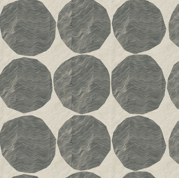 Marimekko Isot kivet Näkki tapetti tummanharmaa