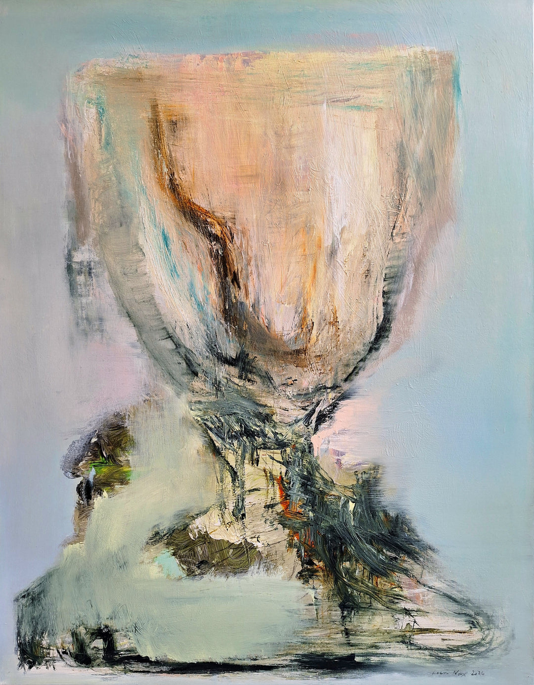 Leena Noux maalaus Onnen enne