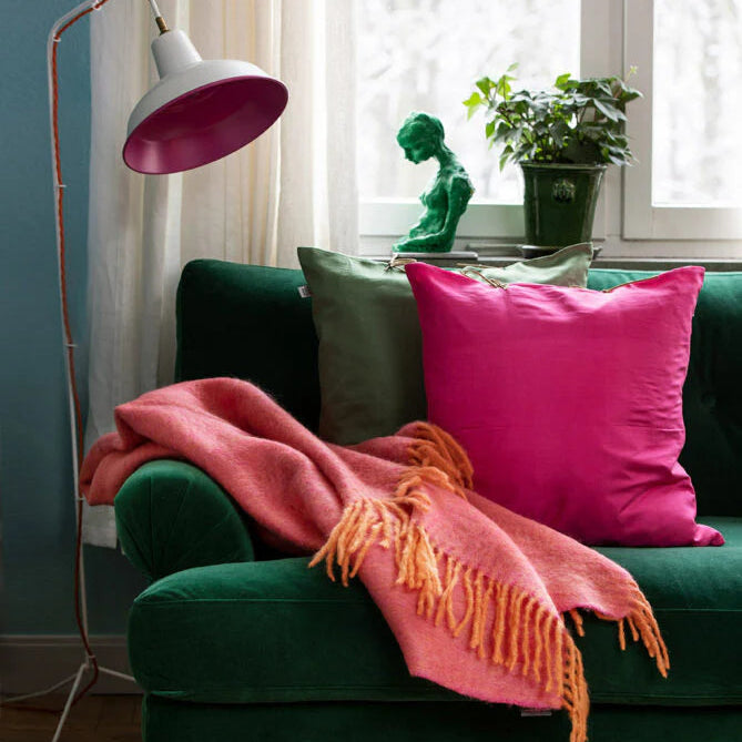 Mohair peitto vaaleanpunainen