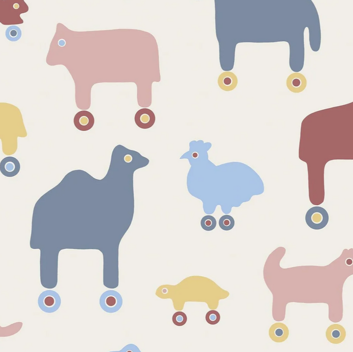Marimekko Rulla tapetti pastelli