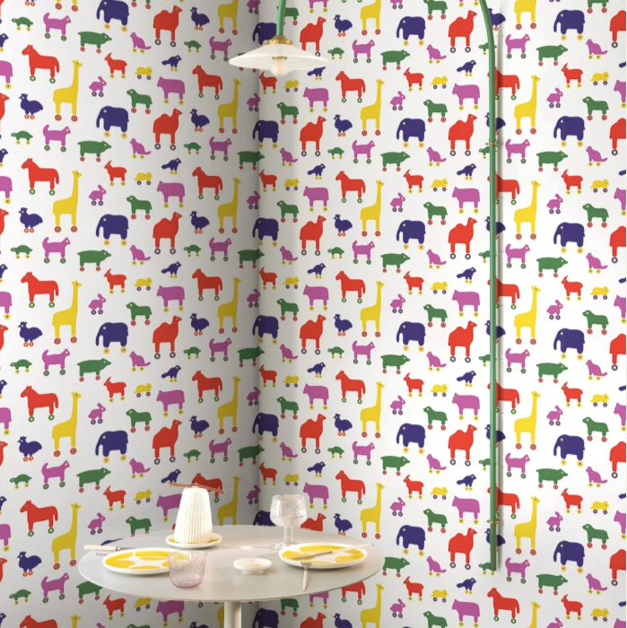 Marimekko Rulla Tapetti tunnelmakuva