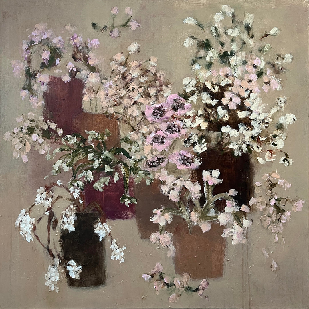 Marika Kotiranta maalaus Siunatut kukat